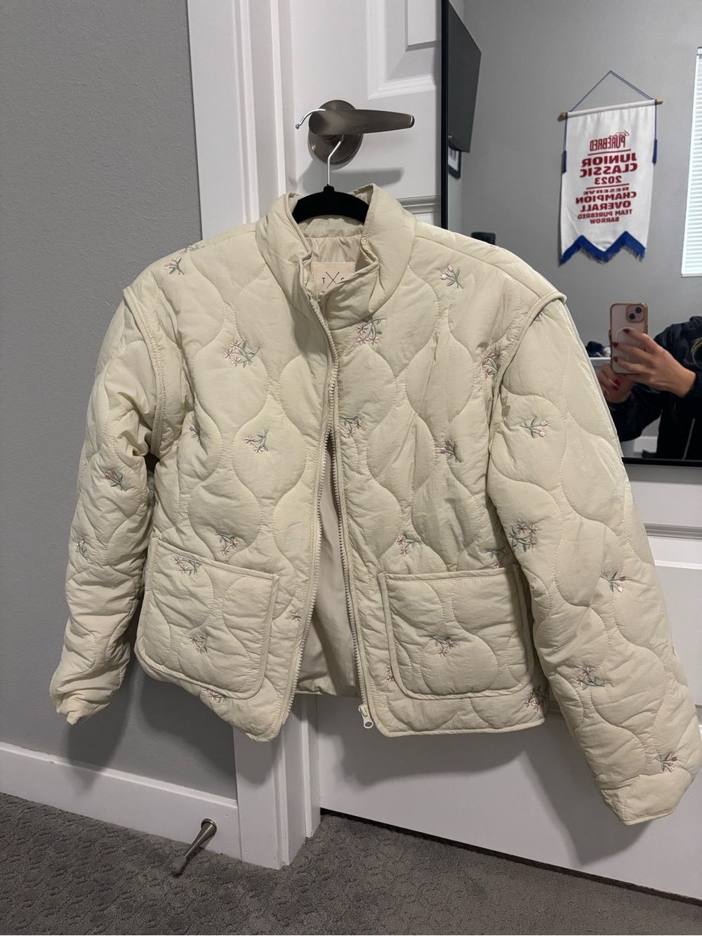 Women’s quilted puffer jacket